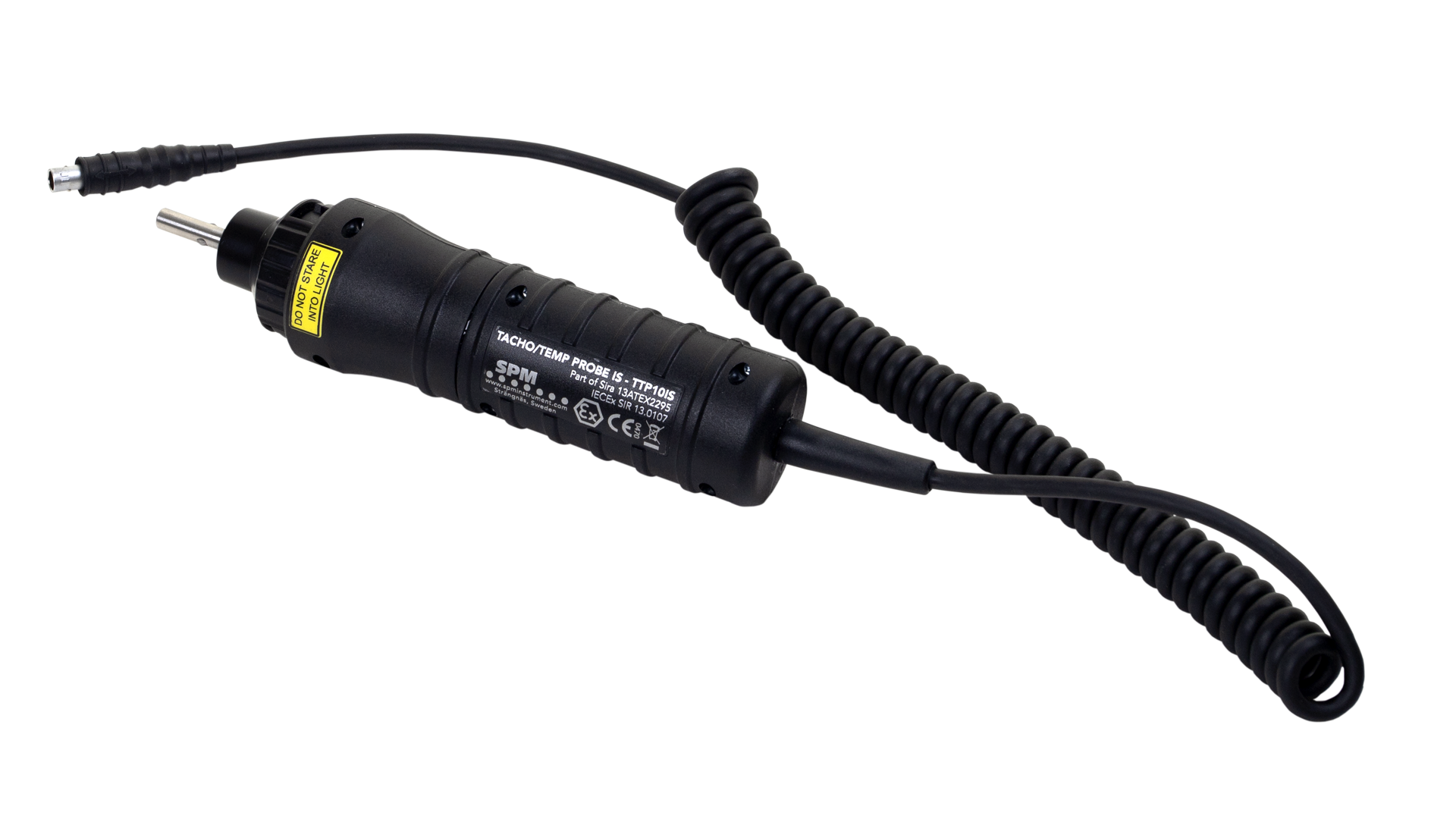 Tacho/temperature probe IS for use in potentially explosive environments